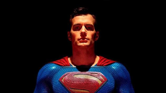 Henry Cavill as Superman in a poster for Justice League.