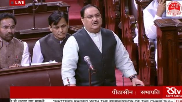 BJP’s working president JP Nadda responded to Congress leader Anand Sharma’s charge about withdrawal of SPG cover to four leaders of the party. (ANI / Twitter) BJP’s working president JP Nadda responded to Congress leader Anand Sharma’s charge about withdrawal of SPG cover to four leaders of the party. (ANI / Twitter)