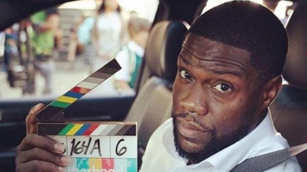 Kevin Hart is back to work just a month after his accident. Kevin Hart is back to work just a month after his accident.