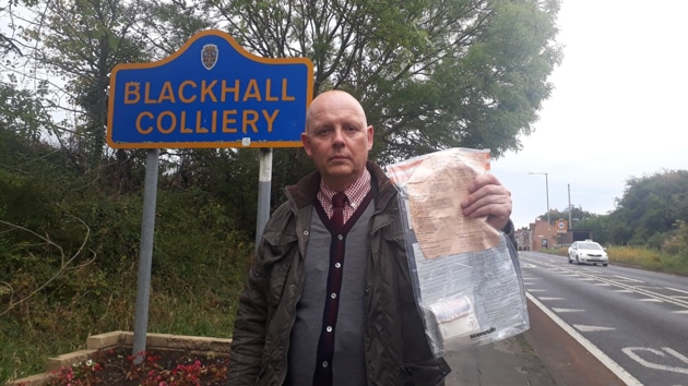 Village on the County Durham coast is now at the centre of a mystery as bundles of cash keep turning up in the street.(Twitter/ @DurhamPolice Photo) Village on the County Durham coast is now at the centre of a mystery as bundles of cash keep turning up in the street.(Twitter/ @DurhamPolice Photo)