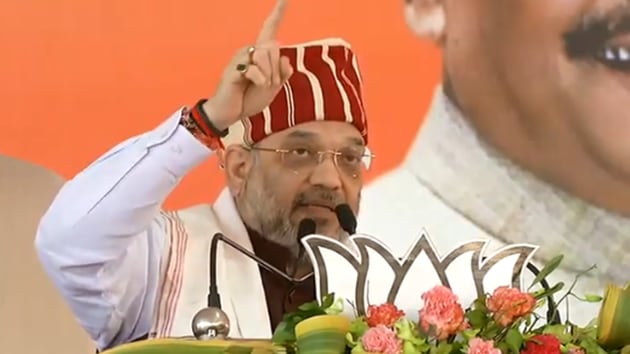 Home Minister Amit Shah’s public rallies in Jharkhand are seen as the formal launch of the party’s high-pitch election campaign for a second term to chief minister Raghubar Das. (Photo @BJP4India) Home Minister Amit Shah’s public rallies in Jharkhand are seen as the formal launch of the party’s high-pitch election campaign for a second term to chief minister Raghubar Das. (Photo @BJP4India)