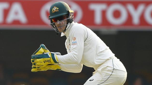 Australia skipper Tim Paine in action during Brisbane Test.(AP) Australia skipper Tim Paine in action during Brisbane Test.(AP)