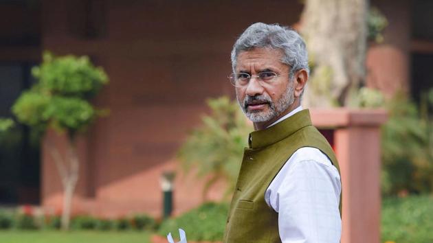 External Affairs Minister S Jaishankar leaves after the BJP parliamentary party meeting at Parliament House, in New Delhi. (Photo: PTI) External Affairs Minister S Jaishankar leaves after the BJP parliamentary party meeting at Parliament House, in New Delhi. (Photo: PTI)