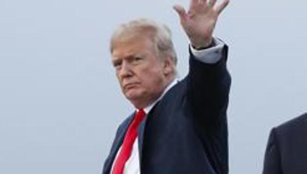 In an October 8 tweet, Trump had described his ambassador to the European Union as “a really good man and great American. (AP FILE) In an October 8 tweet, Trump had described his ambassador to the European Union as “a really good man and great American. (AP FILE)