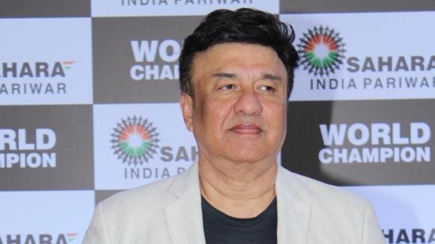 Music Director Anu Malik at PV Sindhu's felicitation ceremony organised by Sahara Group in Mumbai.(IANS)