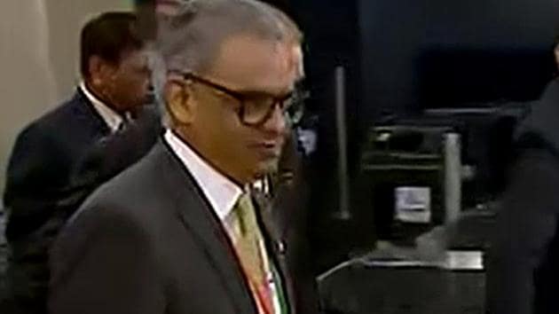 “The terror-crime nexus is an existential global threat, the contours of which are mutating everyday,” Syed Akbaruddin, India’s permanent envoy to the UN said at a high-level meeting of the UN and Shanghai Cooperation Organization (SCO) on Tuesday.(ANI Photo)