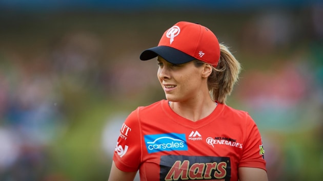 Sophie Molineux while playing for Melbourne Renegades in the Women’s Big Bash League.(Twitter)