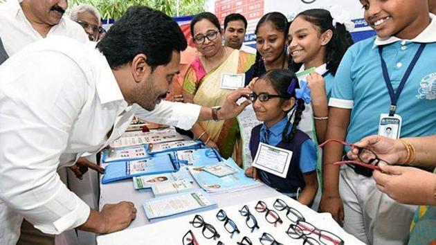 Andhra Pradesh Chief Minister YS Jagan Mohan Reddy.(ANI file) Andhra Pradesh Chief Minister YS Jagan Mohan Reddy.(ANI file)