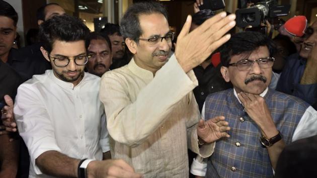 The Congress and Sharad Pawar’s NCP have made it clear that it would be best if Uddhav Thackeray, the 59-year-old supremo of the Sena, assumes the chief minister’s chair.(Satish Bate/HT Photo)