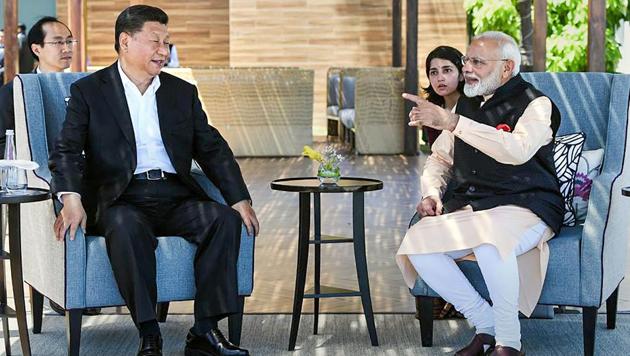 Prime Minister Narendra Modi with Chinese President Xi Jinping, at Fisherman's Cove in Kovalam near Mamallapuram. (File photo: PTI) Prime Minister Narendra Modi with Chinese President Xi Jinping, at Fisherman's Cove in Kovalam near Mamallapuram. (File photo: PTI)