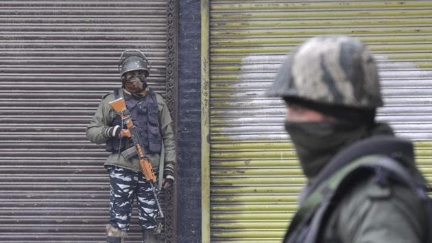 The Jammu and Kashmir (J&K) Police have a fresh list of over two dozen most wanted terrorist to be targeted and neutralized, officials at security agencies said on condition of anonymity. (Waseem Andrabi / Hindustan Times) The Jammu and Kashmir (J&K) Police have a fresh list of over two dozen most wanted terrorist to be targeted and neutralized, officials at security agencies said on condition of anonymity. (Waseem Andrabi / Hindustan Times)