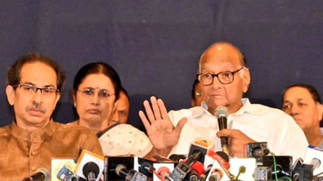 Pawar has also called an urgent meeting of NCP legislators in which a decision on removing Ajit Pawar as NCP’s leader of legislature party is likely to be taken. (Photo @PawarSpeaks)