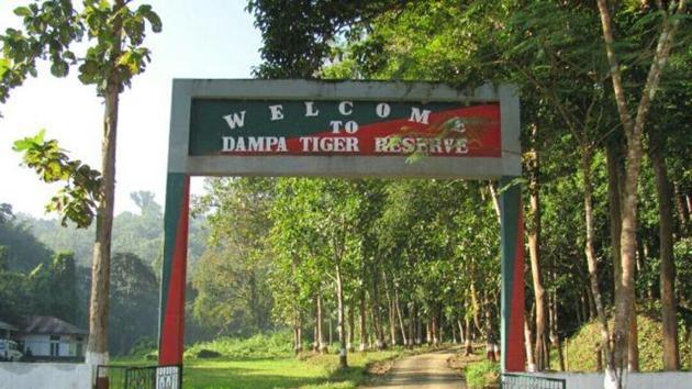 A Government of Press release dated July 29 does quote the PM as noting a decline in tigers in Mizoram, but makes no special mention of the Dampa reserve. (mamit.nic.in) A Government of Press release dated July 29 does quote the PM as noting a decline in tigers in Mizoram, but makes no special mention of the Dampa reserve. (mamit.nic.in)