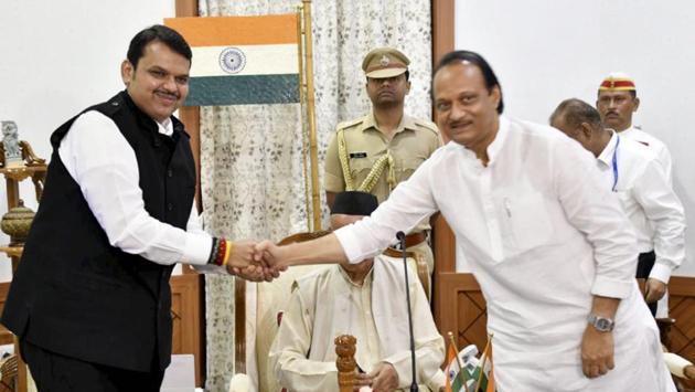 Photos: Devendra Fadnavis Takes Oath As Maharashtra CM, Ajit Pawar His ...