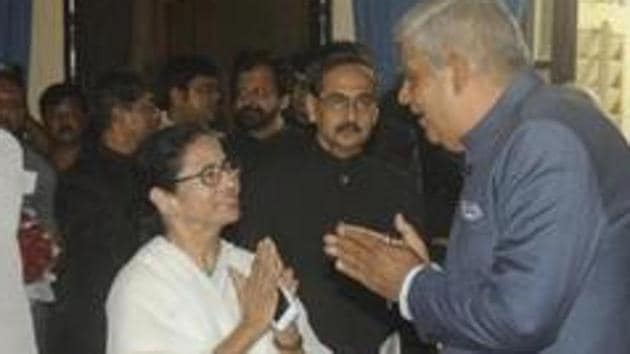 Mamata Banerjee government and Bengal Governor Dhankhar had seen acrimonious exchanges recently. (Samir Jana/HT Photo) Mamata Banerjee government and Bengal Governor Dhankhar had seen acrimonious exchanges recently. (Samir Jana/HT Photo)