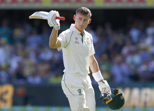 Australia's Marnus Labuschagne walks off the field . (AP) Australia's Marnus Labuschagne walks off the field . (AP)