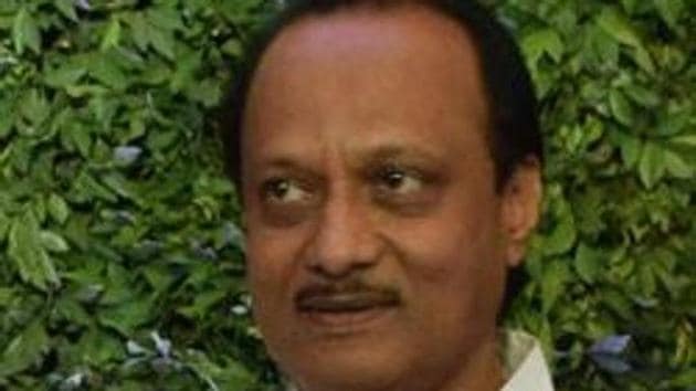 Ajit Pawar was also named in the alleged irrigation scam worth ₹70,000 crore in the erstwhile Congress-NCP government and investigation in the case is still pending. (Anshuman Poyrekar/HT Photo) Ajit Pawar was also named in the alleged irrigation scam worth ₹70,000 crore in the erstwhile Congress-NCP government and investigation in the case is still pending. (Anshuman Poyrekar/HT Photo)