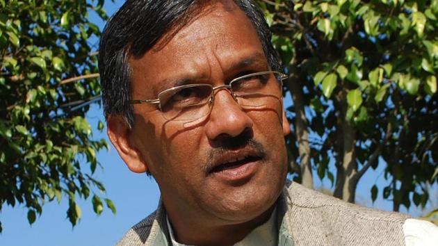 Uttarakhand CM Trivendra Singh Rawat.(HT file)