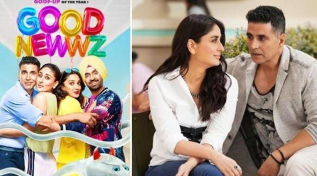 Good Newwz stars Akshay Kumar, Kareena Kapoor, Kiara Advani and Diljit Dosanjh in lead roles.