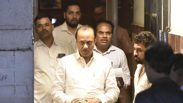 Legislators from the Nationalist Congress Party woke up on Saturday to news that their legislature party chief Ajit Pawar had broken ranks from his uncle and party chief Sharad Pawar(Kunal Patil/HT Photo)