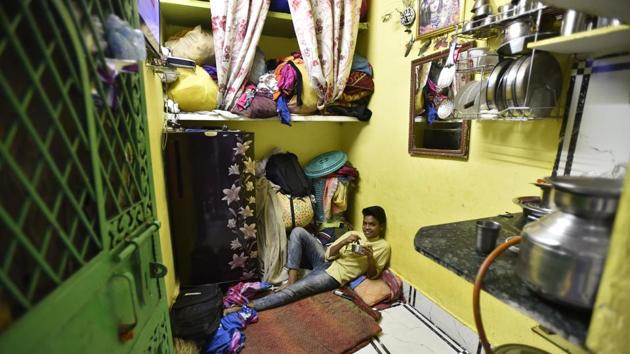 A boy is surrounded by bundles of clothes as he rests at his residence. Tonnes of clothes —shirts, sweaters, saris, jeans —collected from all over Delhi-NCR and other states, are sold in a few hours at the local mandi. Those in a good shape go for ₹5 to ₹20 per piece; otherwise, most clothes are sold at ₹3 to ₹5 per kg. (Sanjeev Verma / HT Photo) A boy is surrounded by bundles of clothes as he rests at his residence. Tonnes of clothes —shirts, sweaters, saris, jeans —collected from all over Delhi-NCR and other states, are sold in a few hours at the local mandi. Those in a good shape go for ₹5 to ₹20 per piece; otherwise, most clothes are sold at ₹3 to ₹5 per kg. (Sanjeev Verma / HT Photo)