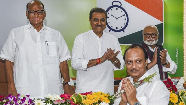 A turf war in the Nationalist Congress Party’s first family spilled over into social media on Sunday as three opposition parties fought to keep their flock of legislators united(PTI)