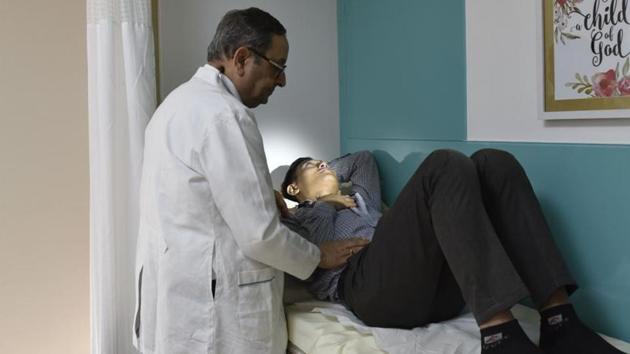 Currently, 60% of the approximately 20,000 hospitals registered under the programme are in the private sector, Bhushan said, adding that increasing their participation was critical to the scheme’s success. In this file photo, an oncologist checks a patient in Max Hospital, New Delhi. (Saumya Khandelwal/HT Photo) Currently, 60% of the approximately 20,000 hospitals registered under the programme are in the private sector, Bhushan said, adding that increasing their participation was critical to the scheme’s success. In this file photo, an oncologist checks a patient in Max Hospital, New Delhi. (Saumya Khandelwal/HT Photo)