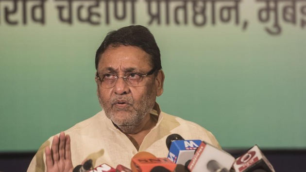 NCP spokesperson Nawab Malik(Satyabrata Tripathy/HT Photo) NCP spokesperson Nawab Malik(Satyabrata Tripathy/HT Photo)