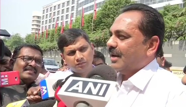 Anil Patil is among the four NCP MLAs who were reportedly missing and were brought to Mumbai from Delhi by NCP leaders on Monday, November 25,2019. (ANI / Twitter) Anil Patil is among the four NCP MLAs who were reportedly missing and were brought to Mumbai from Delhi by NCP leaders on Monday, November 25,2019. (ANI / Twitter)