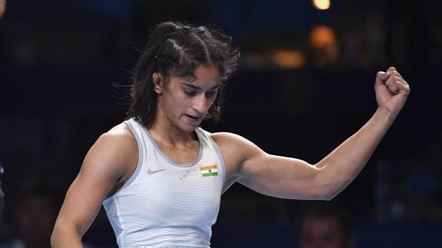 Vinesh Phogat of India(AP)