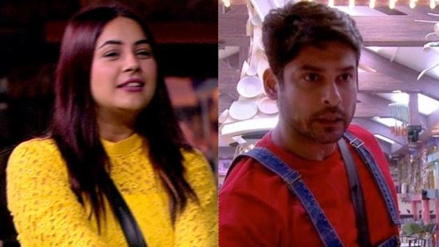 Bigg Boss 13: Sidharth Shukla, Shehnaaz Gill chatting in the Bigg Boss 13 house.