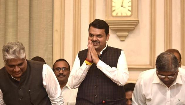 Devendra Fadnavis is likely to go down in the annals of Maharashtra history as the Chief Minister with the shortest second tenure, a mere three days.(Satish Bate/HT Photo)
