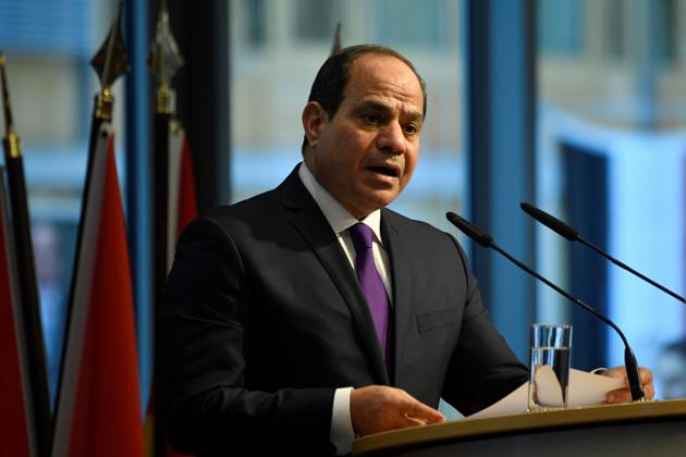 Egypt's President Abdel Fattah al-Sisi addresses participants of the "G20 Investment Summit - German Business and the CwA Countries 2019" on the sidelines of a Compact with Africa (CwA) in Berlin.(Reuters) Egypt's President Abdel Fattah al-Sisi addresses participants of the "G20 Investment Summit - German Business and the CwA Countries 2019" on the sidelines of a Compact with Africa (CwA) in Berlin.(Reuters)