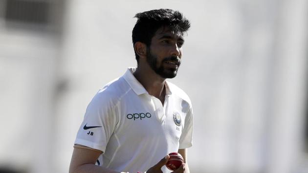 File photo of Indian pacer Jasprit Bumrah.(AP)