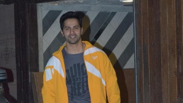 Mumbai: Actor Varun Dhawan seen at a gym in Juhu, Mumbai on Nov 19, 2019. (Photo: IANS)(IANS) Mumbai: Actor Varun Dhawan seen at a gym in Juhu, Mumbai on Nov 19, 2019. (Photo: IANS)(IANS)