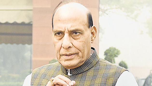 Jammu and Kashmir is fast returning to normalcy and terror incidents have almost become zero, defence minister Rajnath Singh told the Lok Sabha during the zero-hour discussions on Wednesday.(Hindustan Times)