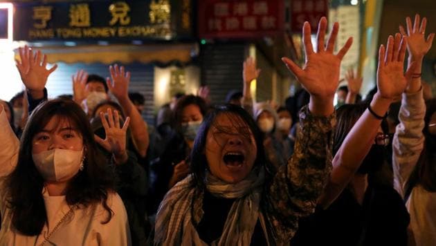 At the heart of matter is Beijing’s promise to allow Hong Kong a “high degree of autonomy” for 50 years when it regained sovereignty over the city in 1997, a pledge that has formed the basis of the territory’s special status under US law. Protesters say freedoms have been steadily eroded.(Reuters image)