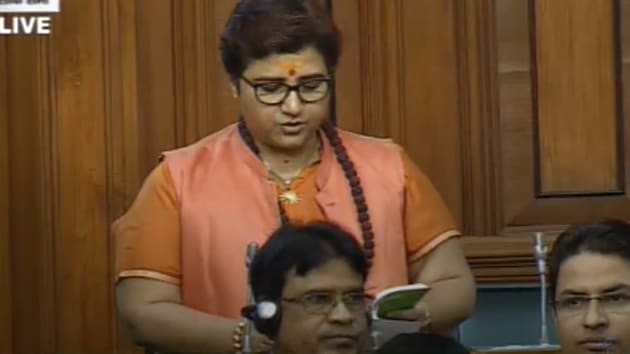 BJP MP Pragya Singh Thakur in Lok Sabha: I apologise If I have hurt any sentiments.(ANI)