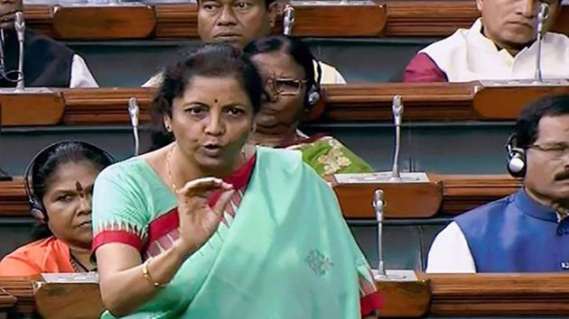 While replying to a discussion on the economy on Wednesday, Sitharaman said it is sometimes difficult to maintain fiscal discipline. (PTI) While replying to a discussion on the economy on Wednesday, Sitharaman said it is sometimes difficult to maintain fiscal discipline. (PTI)