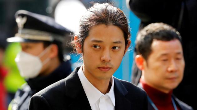 (File Photo): South Korean singer Jung Joon-young arrives for questioning on accusations of illicitly taping and sharing sex videos on social media, at the Seoul Metropolitan Police Agency in Seoul, South Korea, March 14, 2019.(REUTERS) (File Photo): South Korean singer Jung Joon-young arrives for questioning on accusations of illicitly taping and sharing sex videos on social media, at the Seoul Metropolitan Police Agency in Seoul, South Korea, March 14, 2019.(REUTERS)