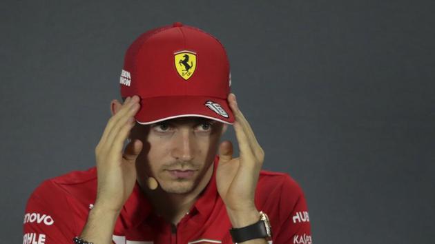 File image of Ferrari driver Charles Leclerc(AP)