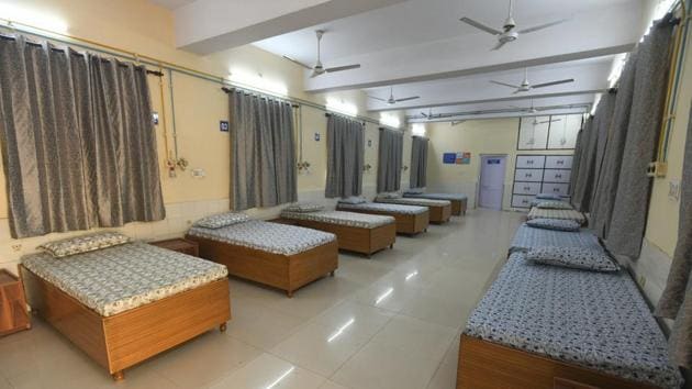 The “one-stop” centre aims to take care of a victim’s immediate requirement — a 10-bed residential dorm with counselling, legal and medical facilities. It is set up in one of IHBAS’s abandoned sections. So far, 11 major hospitals in Delhi had a “stop-gap one-stop” centre, which were essentially a separate room in the general or gynaecological emergency to provide privacy to the survivors. (Raj K Raj / HT Photo)