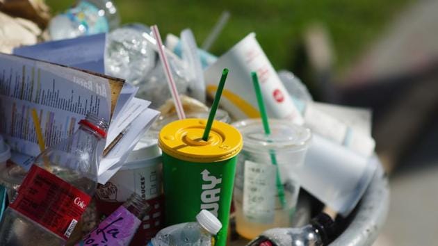 Students of the Bhartiya Skill Development University (BSDU) in Jaipur have invented a ‘smart trash collector’ to eliminate the need to search for dustbins at public places.(Getty Images/Representative) Students of the Bhartiya Skill Development University (BSDU) in Jaipur have invented a ‘smart trash collector’ to eliminate the need to search for dustbins at public places.(Getty Images/Representative)