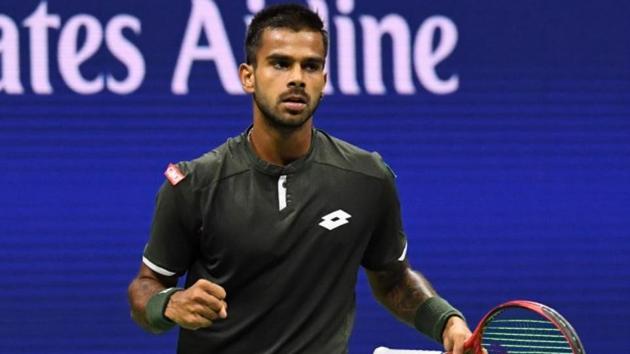 Sumit Nagal during the 2019 U.S. Open. (Danielle Parhizkaran-USA TODAY Sports) Sumit Nagal during the 2019 U.S. Open. (Danielle Parhizkaran-USA TODAY Sports)