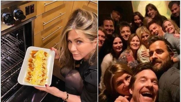Jennifer Aniston made some enchiladas for Jimmy Kimmel.