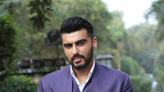 Arjun Kapoor during a press conference organised to promote upcoming film Panipat.(IANS) Arjun Kapoor during a press conference organised to promote upcoming film Panipat.(IANS)
