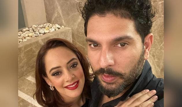 Yuvraj Singh and Hazel Keech wished each other on their anniversary with adorable Instagram posts.