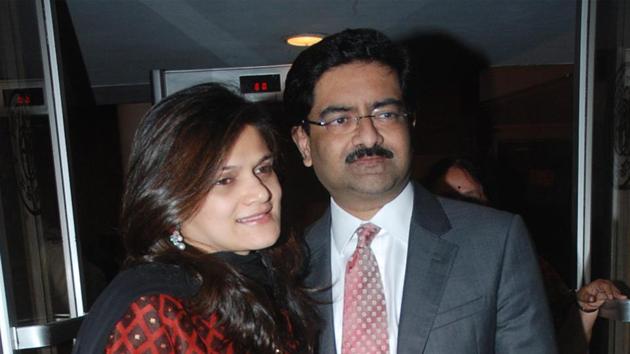 Industrialist Kumar Mangalam Birla and his wife, Neerja.