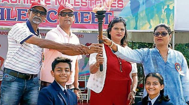 Kapol Vidyanidhi International School, Kandivli, recently organised its 16th Annual Athletic meet. (HT) Kapol Vidyanidhi International School, Kandivli, recently organised its 16th Annual Athletic meet. (HT)