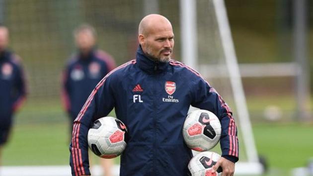 Arsenal interim head coach Freddie Ljunberg.(Twitter)